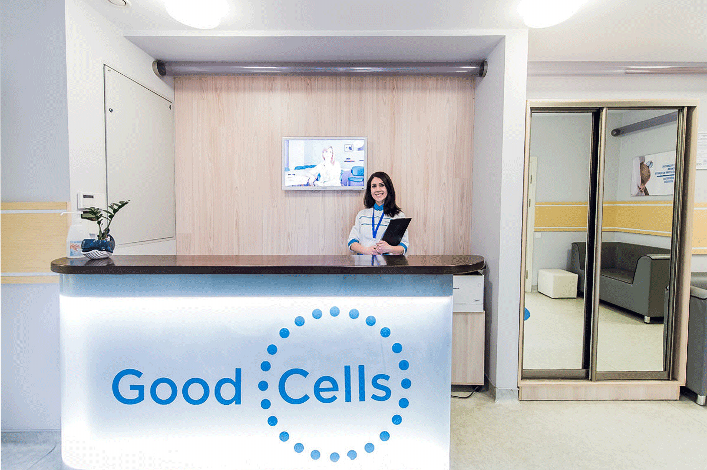 Recepcja w Klinice GOOD CELLS Ukraina