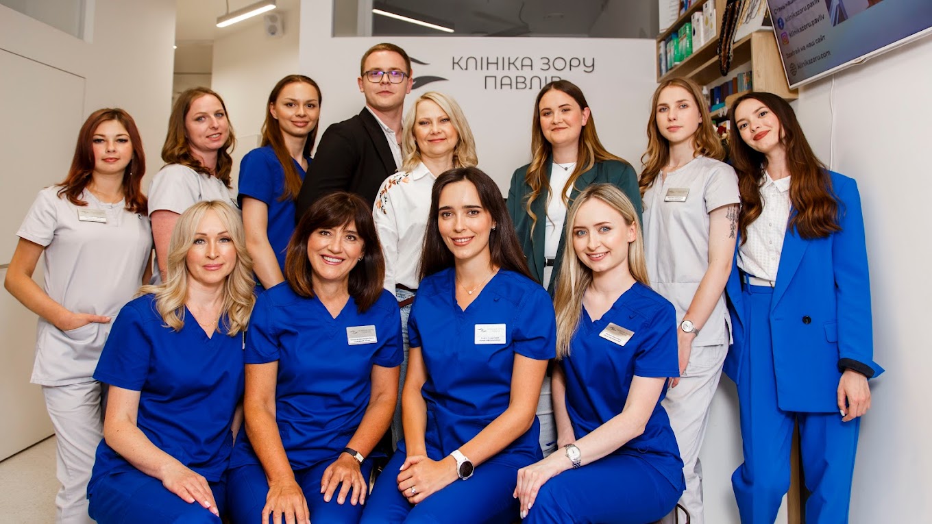 Lekarze w klinice Pavliv Lviv na Ukrainie